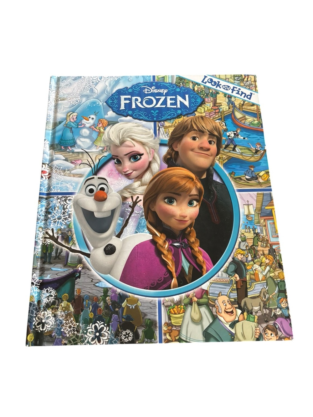 Disney Frozen Look & Find Hardcover I SPY Book Original 2013 Elsa Anna & Friends